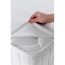 Altın Karma Sıvı Geçirmez Bebek Yatağı Alezi 70X120 cm Yatak Koruyucu Pamuklu Köşe Lastikli