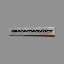 CRF Reklam Promosyon Matbaa Bmw M Metal Etiket 2X10 cm Arkası Yapışkanlı