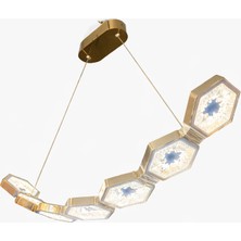 Noya Lighting Avize - Sarkıt Avize - Lüks Avize Modelleri - Modern Avize - LED Avize - Ledli Şık Avize - 80CM