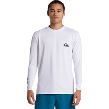 Quiksilver Surf Ls Erkek Beyaz Lycra