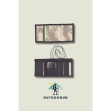 Outdoorun Ipli Kamuflaj Desenli Asker Cüzdanı