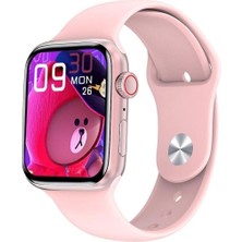 Normadia 2023 Yeni Akıllı Suya Dayanıklı Bluetooth Saat, Pembe, Çok Fonksiyonlu