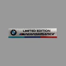 CRF Reklam Promosyon Matbaa Bmw M Limited Edition Metal Etiket 2X10 cm Arkası Yapışkanlı