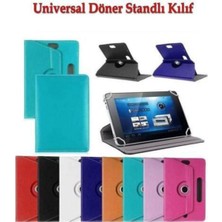 Fuchsia Galaxy Tab A 8.0" Inç T290 ile Uyumlu Dönerli Standlı Tablet Kılıfı