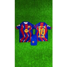 Rodak Spor Lamine Yamal 10 Barcelona Şortlu Çocuk Desenli Yeni Sezon Forması