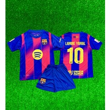 Rodak Spor Lamine Yamal 10 Barcelona Yeni Sezon Şortlu Çocuk Forması