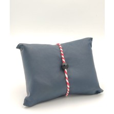 Oniks  Taşlı Ortası Çizğili Marteniçka Ayarlanabilir Bileklik