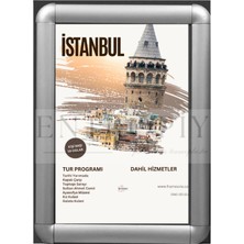 Entropiy 2 Adet - A4 21X30 Rondo Belge Çerçevesi - Açılır Kapanır – Afiş Reklam Işyeri Eczane Kurum Avm Okul Için