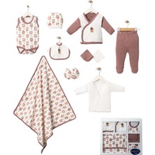 Gültekin Bebe Misimosi Mantar Temalı 10 Lu Unisex Hastane Çıkışı 0-3 AYLIK-436789404 - Kahverengi