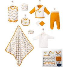 Gültekin Bebe Misimosi Zürafa Temalı 10 Lu Erkek Hastane Çıkışı 0-3 AYLIK-436790404 - Hardal