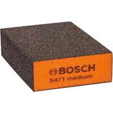 Bosch S471 Medium Takoz Sünger Zımpara Orta Kalınlık Turuncu