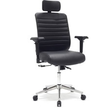 Zeon Büro Ofis Sistemleri // Comfort Elite Black Yönetici Koltuğu Ofis Çalışma Koltuğu