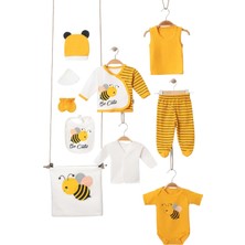 Gültekin Bebe 10 Lu Hastane Çıkışı Arılı Unisex 0-3 AYLIK-431691430 - Sarı