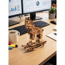 Gökçen Hobi Truva Atı Masa Üstü Ahşap Sallanan At