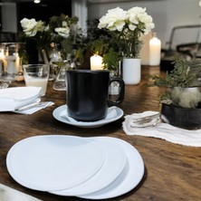 Kağıt Bardak Altlığı Cam Bardak Altlığı Yuvarlak Düz Kesim 90 mm 250 Adet