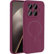 Başkenttekno Xiaomi 15T Pro Kılıf Meta Lansman M-Safe Kamera Korumalı Içi Kadife Yumuşak Renkli Süet Silikon