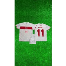 Rodak Spor Kenan Yıldız 11 Türkiye Şortlu Çocuk 2026 Dünya Kupası Forması 2'li Set