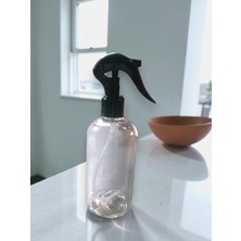 Asb Ambalaj 250 ml Şeffaf Silindir Trigerli Pet Şişe Parfüm Oda Kokusu Şişesi 100 Adet