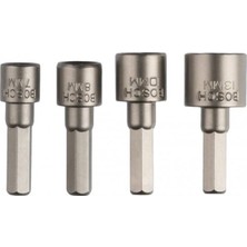 Bosch Pratik ve Çok Amaçlı 4'lü Lokma Anahtar Ucu Seti
