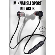 MK Beykoz Kablolu Mıknatıslı Sport Kulaklık Bluetooth Bağlantılı