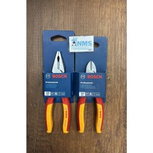 Bosch Vde 180MM Pense ve 160MM Yan Keski Seti, 1000V Elektrikçi Hırdavat