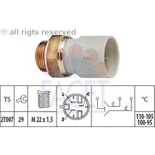 Topran FAN MÜŞÜRÜ 202355885 VECTRA-A ASTRA-F (3 FİŞ) (95-110)
