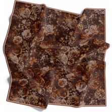 İpekal Ipekal Organik Eşarp Gül Desenli 1002-11