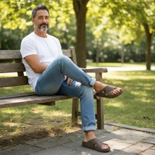 Pearnight Witta Rahat Kukanımlı Erkek Terliği Hac Umre Sokak Ev Iş