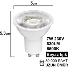 Bosch 7W Beyaz Işık LED Spot Lambası, Davlumbaz Için Tasarruflu Aydınlatma