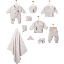 Gültekin Bebe 10 Lu Müslin Lüx Erkek Zıbın Seti 0-3 Aylık -438637807 - Gri