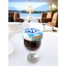 Asb Ambalaj Bardak Kapağı Kağıt, Bardak Kapağı Karton, Bardak Kapağı Cam 75 mm 100 Adet Deniz Çapası Desenli