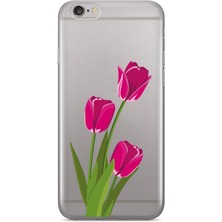 Iphone 6 Plus / 6s Plus Uyumlu Baskılı Yumuşak Silikon Şeffaf Telefon Kılıfı