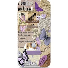 Iphone 6 Plus / 6s Plus Uyumlu Baskılı Yumuşak Silikon Şeffaf Telefon Kılıfı