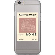 Iphone 6 Plus / 6s Plus Uyumlu Baskılı Yumuşak Silikon Şeffaf Telefon Kılıfı