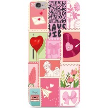 Iphone 6 Plus / 6s Plus Uyumlu Baskılı Yumuşak Silikon Şeffaf Telefon Kılıfı