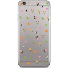 Iphone 6 Plus / 6s Plus Uyumlu Baskılı Yumuşak Silikon Şeffaf Telefon Kılıfı