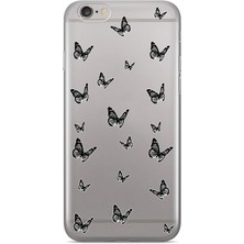 Iphone 6 Plus / 6s Plus Uyumlu Baskılı Yumuşak Silikon Şeffaf Telefon Kılıfı