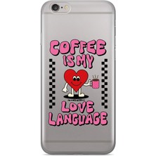 Iphone 6/6s Uyumlu Baskılı Yumuşak Silikon Şeffaf Telefon Kılıfı