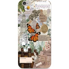 Iphone 6/6s Uyumlu Baskılı Yumuşak Silikon Şeffaf Telefon Kılıfı