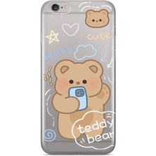 Iphone 6 Plus / 6s Plus Uyumlu Baskılı Yumuşak Silikon Şeffaf Telefon Kılıfı