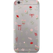 Iphone 6 Plus / 6s Plus Uyumlu Baskılı Yumuşak Silikon Şeffaf Telefon Kılıfı