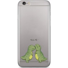 Iphone 6 Plus / 6s Plus Uyumlu Baskılı Yumuşak Silikon Şeffaf Telefon Kılıfı