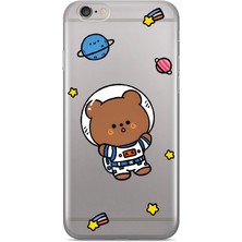 Iphone 6/6s Uyumlu Baskılı Yumuşak Silikon Şeffaf Telefon Kılıfı