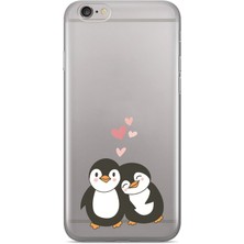 Iphone 6 Plus / 6s Plus Uyumlu Baskılı Yumuşak Silikon Şeffaf Telefon Kılıfı