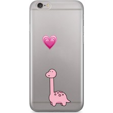 Iphone 6 Plus / 6s Plus Uyumlu Baskılı Yumuşak Silikon Şeffaf Telefon Kılıfı