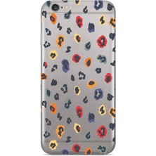 Iphone 6 Plus / 6s Plus Uyumlu Baskılı Yumuşak Silikon Şeffaf Telefon Kılıfı