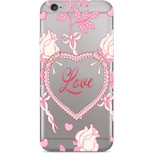 Iphone 6 Plus / 6s Plus Uyumlu Baskılı Yumuşak Silikon Şeffaf Telefon Kılıfı