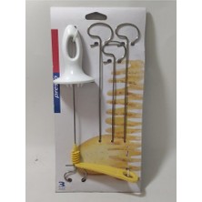 abnturk Paslanmaz Çelik Plastik Saplı Spiral Patates Kesme Aparatı