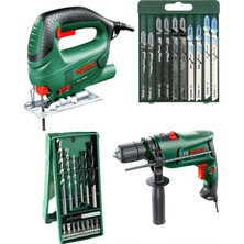 Bosch Çok Işlevli Darbeli Matkap, Dekupaj Testere ve Aksesuar Seti, Pratik Kullanım