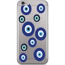 Iphone 6 Plus / 6s Plus Uyumlu Baskılı Yumuşak Silikon Şeffaf Telefon Kılıfı